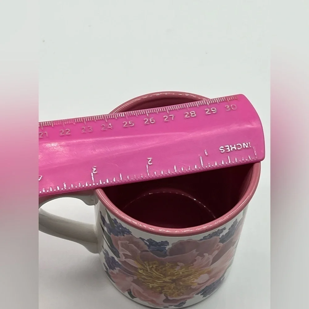 Vintage 1994 Floral Mug “Peonies and Lilacs” JULIE INMAN Potpourri Designs